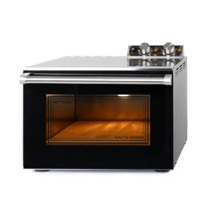 Macte ovens nettuno musta sähkö pizzauuni.